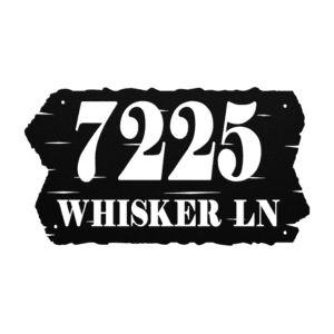 Custom address signs