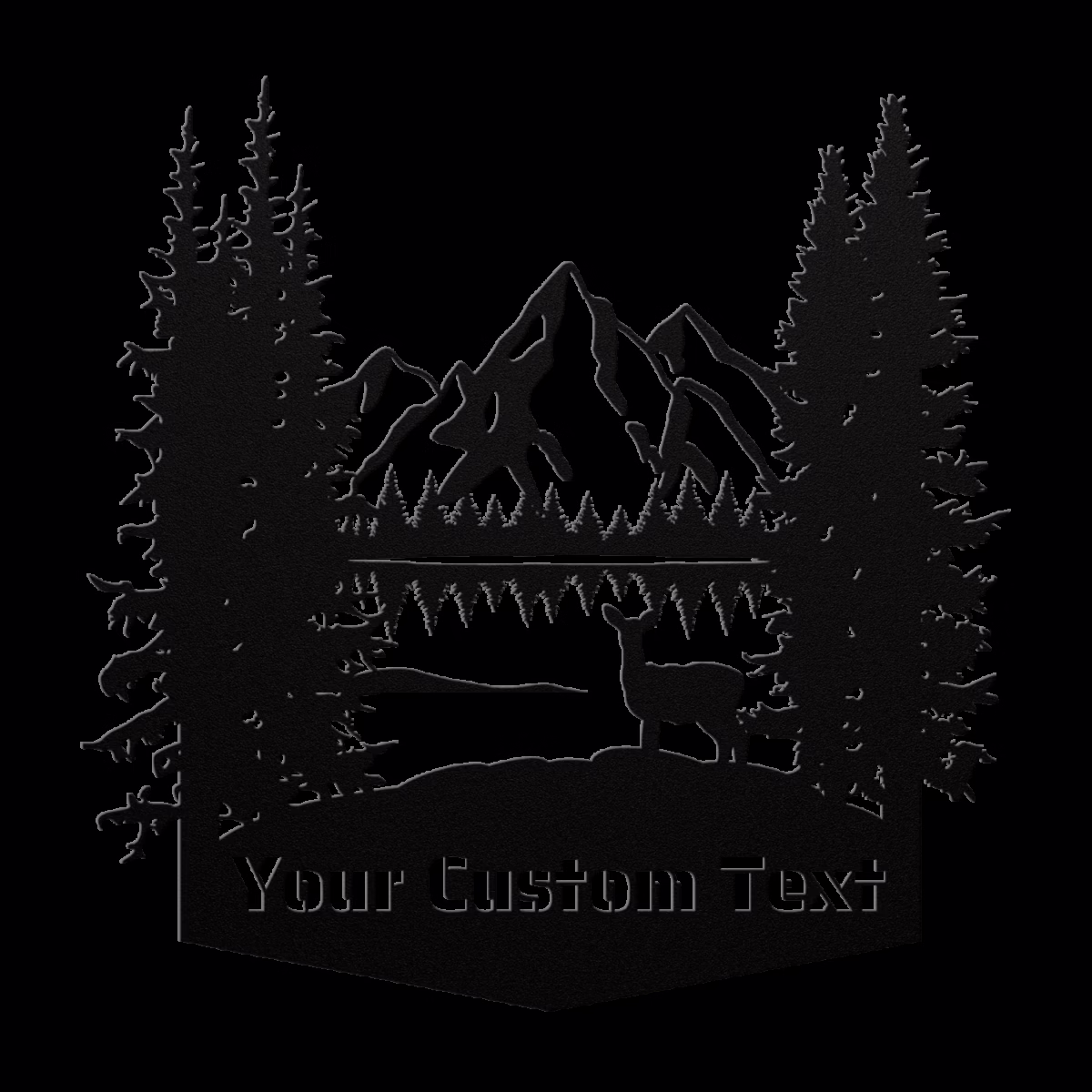 Custom Text Metal Sign