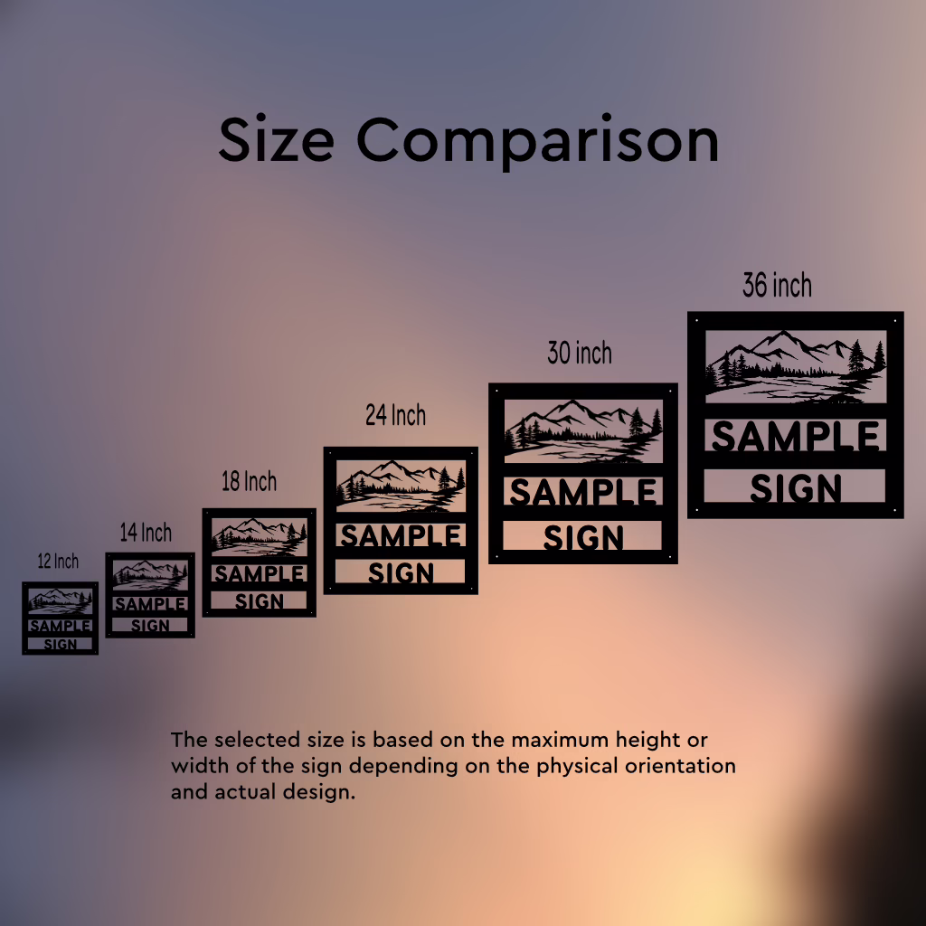 Six Size Options