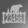 Outside Address Sign-Rustic Frame With Bear - Image 6