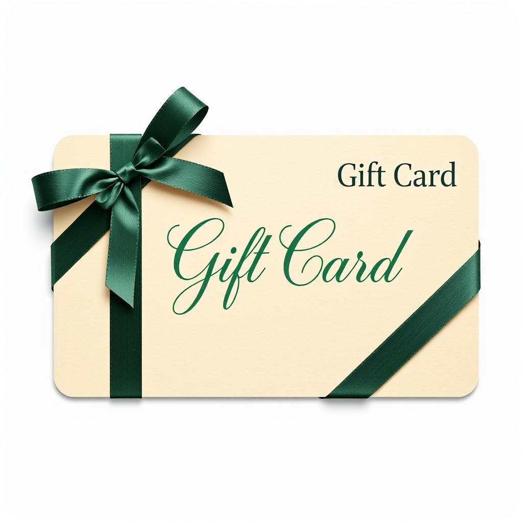 Gift-card-green ribbon e-gift card