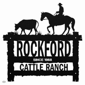 Farm and Ranch Metal Sign
