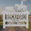 Metal Wall Sign Rustic Frame Cowboying - Image 4