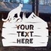 Cougar Metal Sign – Rustic Log Frame Wall Art or Yard Decor | Wild Steel Series - Image 6