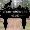 Cougar Metal Sign – Rustic Log Frame Wall Art or Yard Decor | Wild Steel Series - Image 3
