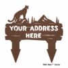 Rustic Cougar Yard Sign – Wildlife-Inspired Decor for Cabin or Homestead | Wild Steel Series - Image 3