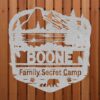 Rustic Bear Metal Cabin Sign – Mama Bear with Cubs Design - Image 4