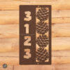 Add Rustic Charm with a Vertical Pinecone Address Sign - Image 3