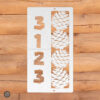 Add Rustic Charm with a Vertical Pinecone Address Sign - Image 5
