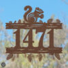 Chipmunk Address Sign – Wild Steel™ Gathering Series - Image 2