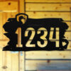 Rustic Duck Address Sign custom metal design