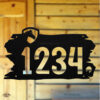 Rustic Horse Address Sign – Custom Metal House Number Plaque for Ranches & Country Homes - Image 3