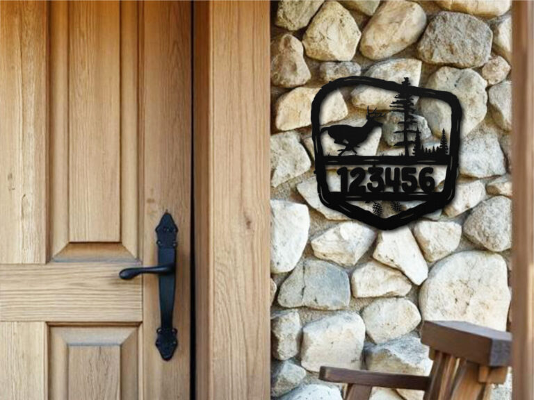 Running buck address sign