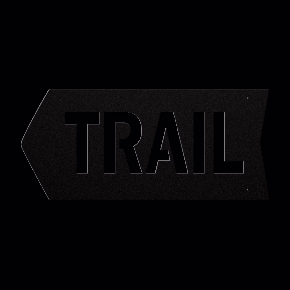 TRAIL Directional Arrow Sign – Left Arrow - Image 1