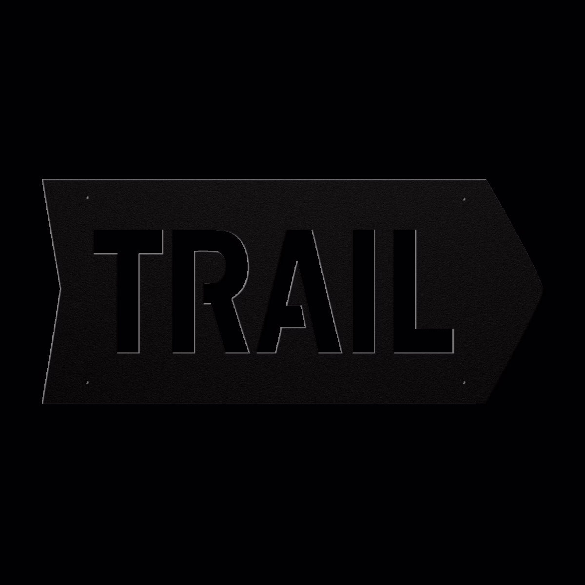 TRAIL Directional Arrow Sign – Right Arrow - Image 1