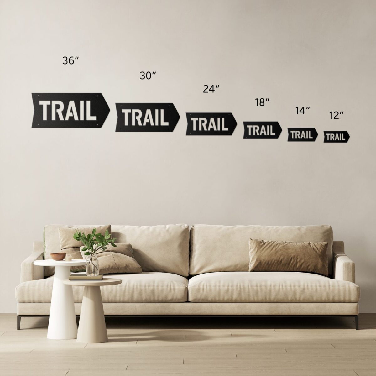 TRAIL Directional Arrow Sign – Right Arrow - Image 4
